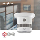 Nedis ZBDS10WT Smartlife Rookmelder Zigbee 3.0 Batterij Gevoed Levenscyclus Sensor: 10 Jaar En 1460