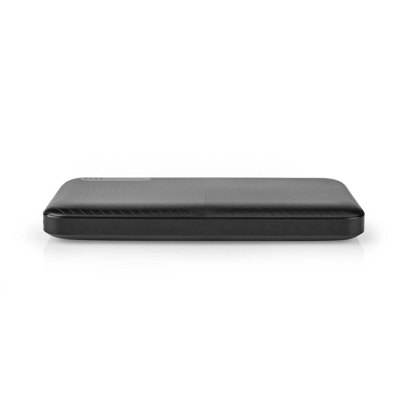 Nedis UPBKPD10000BK Powerbank 10000 Mah 2x 3.0 A Outputs: 2 Output: 1x Usb-a / 1x Usb-c&trade; Inpu