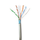 Nedis CCBG8522GY50 Netwerk Kabel Rol Cat6 Stranded F/utp Cca 50.0 M Binnenshuis Rond Pvc Grijs Gift