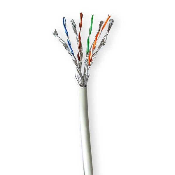 Nedis CCBG8548GY305S Netwerk Kabel Rol Cat7 Solid S/ftp Koper 305.0 M Binnenshuis Rond Lszh Grijs D