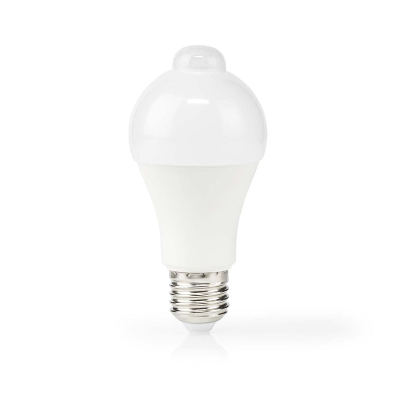 Nedis LBPE27A602 Led-lamp E27 A60 8.5 W 806 Lm 3000 K Wit Frosted Bewegingsdetectie 1 Stuks