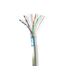 Nedis CCBG8526GY305 Netwerk Kabel Rol Cat6 Stranded F/utp Koper 305.0 M Binnenshuis Rond Lszh Grijs