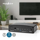 Nedis ASWI2514BK Digitale Audio-switch 4-wegs Input: Dc Power / 4x Toslink Output: Toslink Female A