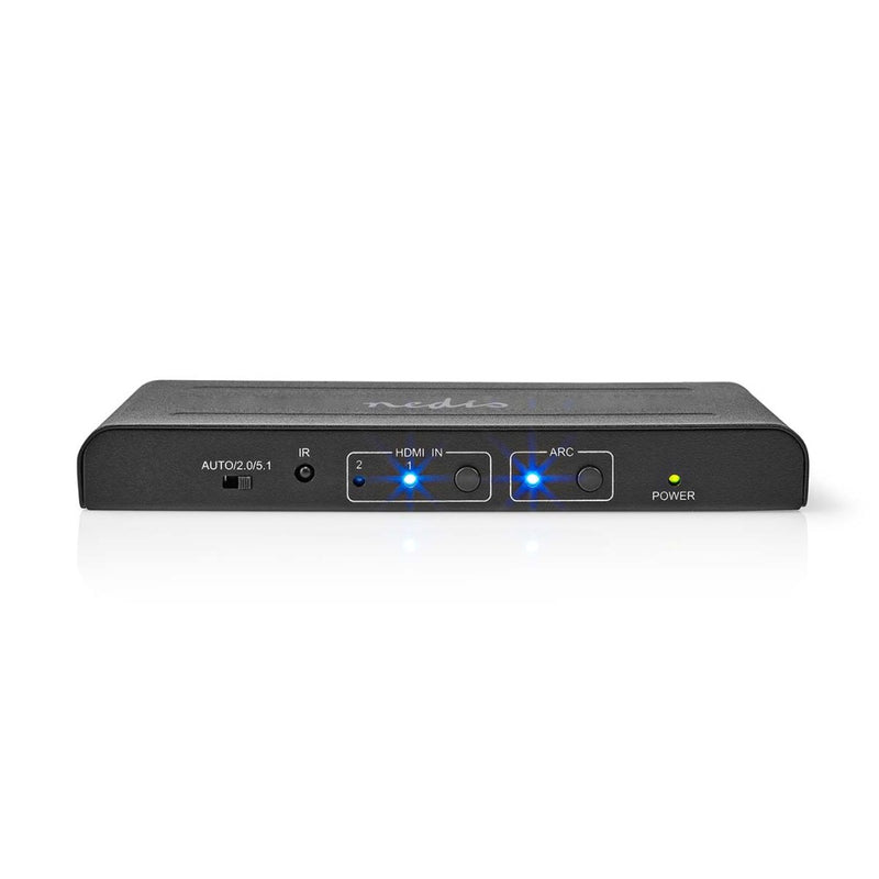 Nedis VEXT3480AT Hdmi&trade;-extractor Hdmi&trade; Input Toslink Female / 2x Hdmi&trade; Output / 2