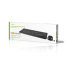 Nedis KBMCW100BKND Muis En Toetsenbord - Set Draadloos Muis- En Toetsenbordverbinding: Usb 800 / 12