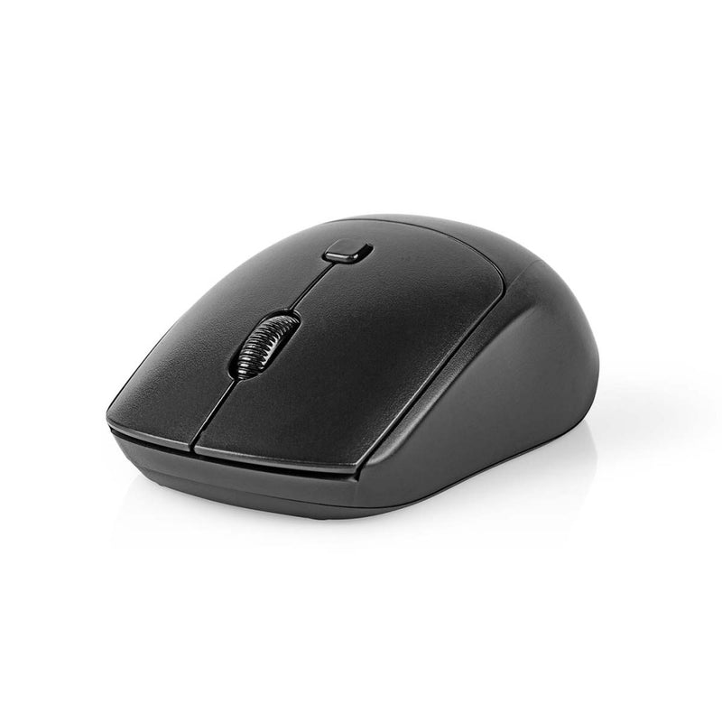 Nedis KBMCW100BKFR Muis En Toetsenbord - Set Draadloos Muis- En Toetsenbordverbinding: Usb 800 / 12