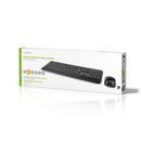 Nedis KBMCW100BKFR Muis En Toetsenbord - Set Draadloos Muis- En Toetsenbordverbinding: Usb 800 / 12