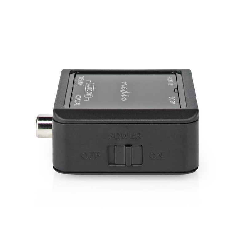 Nedis ACON3425AT Digitale Audioconverter 1-weg Input: Dc Power / Hdmi&trade; Input Output: 1x Coax