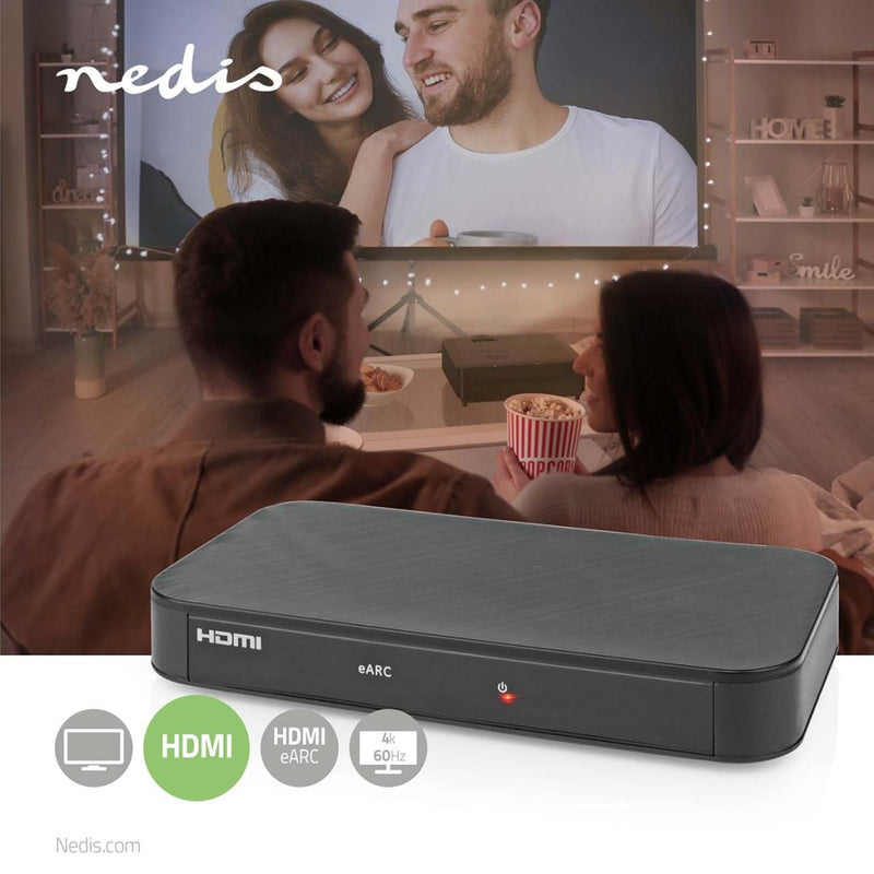 Nedis ACON3435AT Digitale Audioconverter 2-wegs Input: Dc Power / 1 X Hdmi&trade; Input Output: 2x