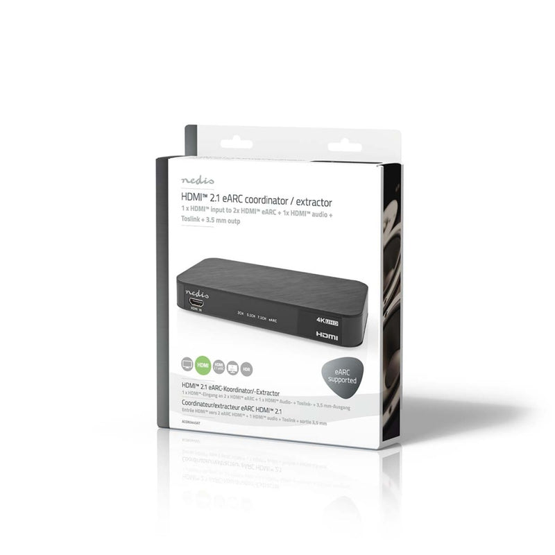 Nedis ACON3445AT Digitale Audioconverter 2-wegs Input: Dc Power / 1 X Hdmi&trade; Input Output: 1x