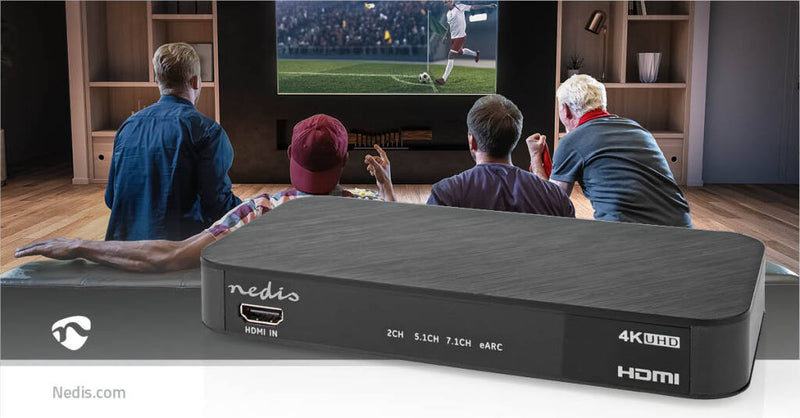 Nedis ACON3445AT Digitale Audioconverter 2-wegs Input: Dc Power / 1 X Hdmi&trade; Input Output: 1x