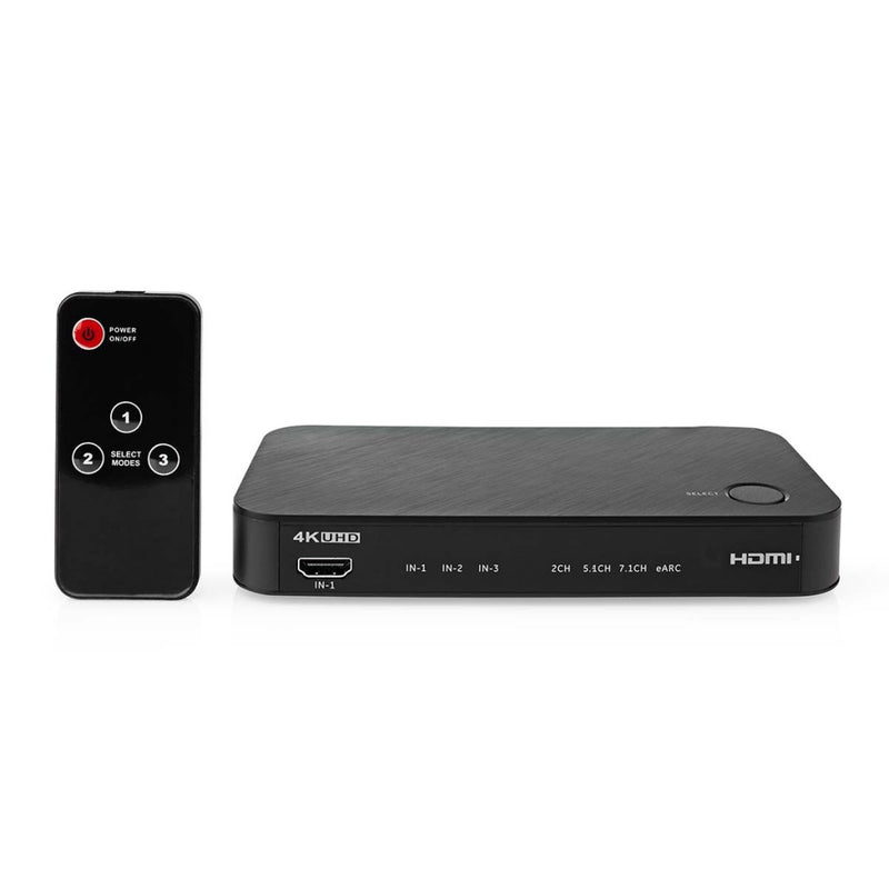 Nedis ACON3455AT Digitale Audioconverter 2-wegs Input: Dc Power / 3x Hdmi&trade; Input Output: 1x 3