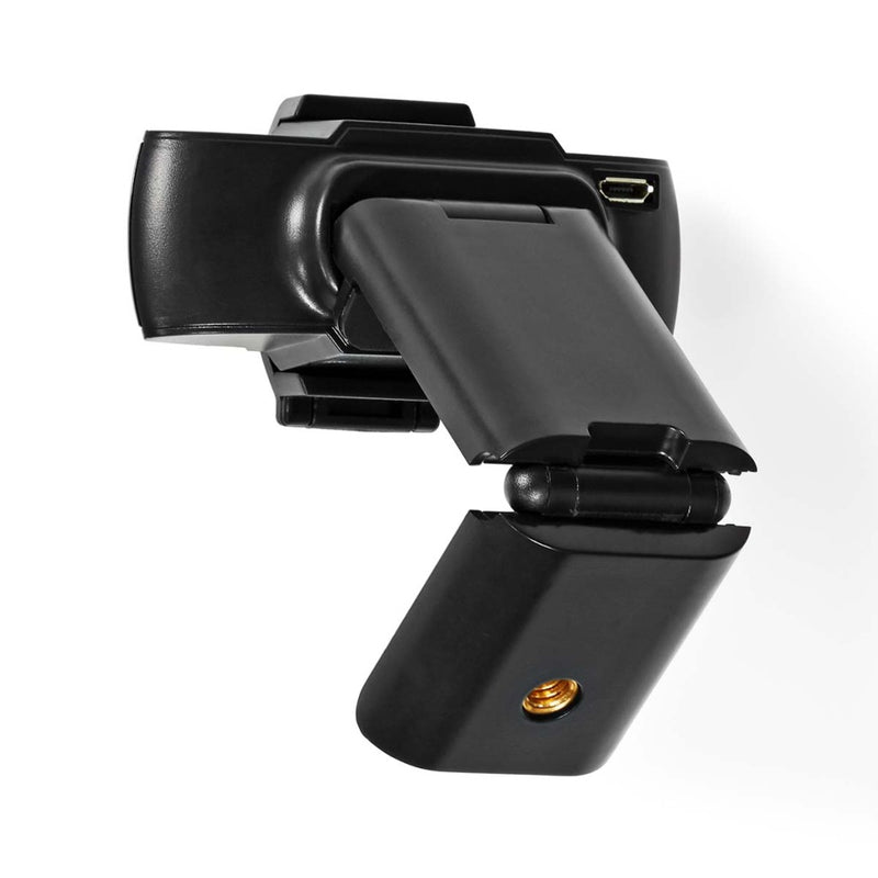 Nedis WCAM110BK Webcam 2k@30fps Automatische Scherpstelling Ingebouwde Microfoon Zwart