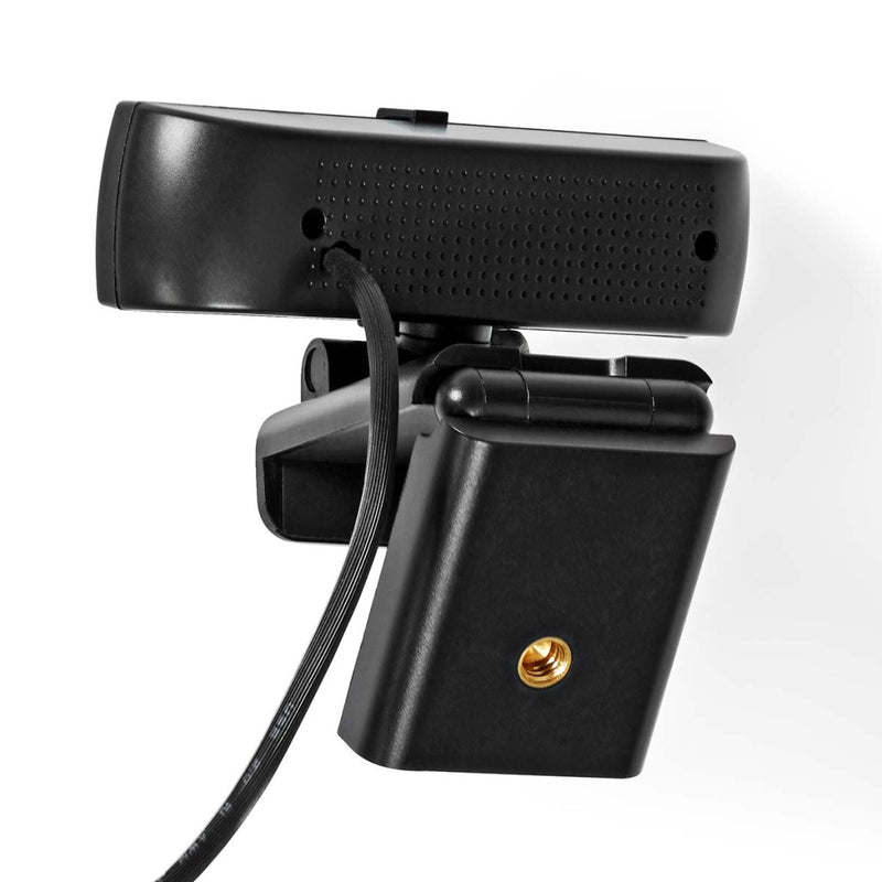 Nedis WCAM120BK Webcam Full Hd@60fps / 4k@30fps Automatische Scherpstelling Ingebouwde Microfoon Zw