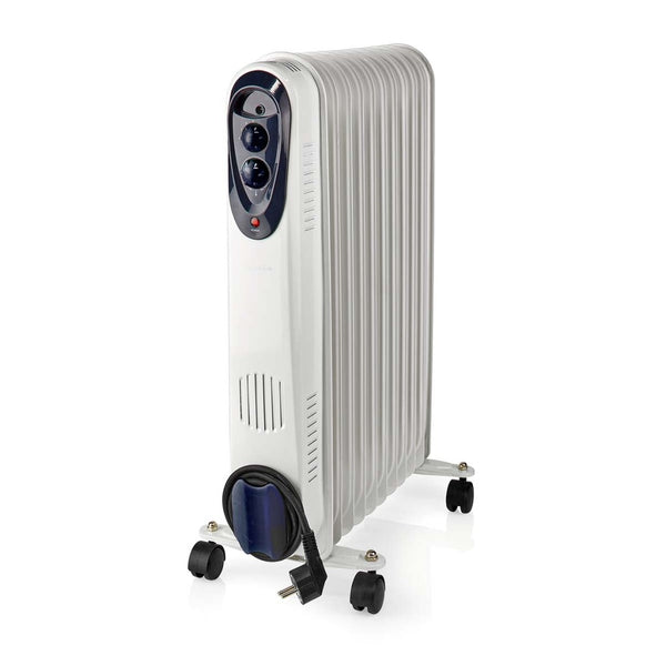 Nedis HTOI30WT11 Mobiele Olieradiator 1000 / 1500 / 2500 W 11 Vinnen Instelbare Thermostaat 3 Warmt