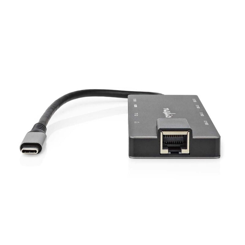 Nedis CCBW64775AT02 Usb Docking Station Usb 3.2 Gen 1 Usb-c Female Hdmi Output Rj45 Female Sd 2x Us