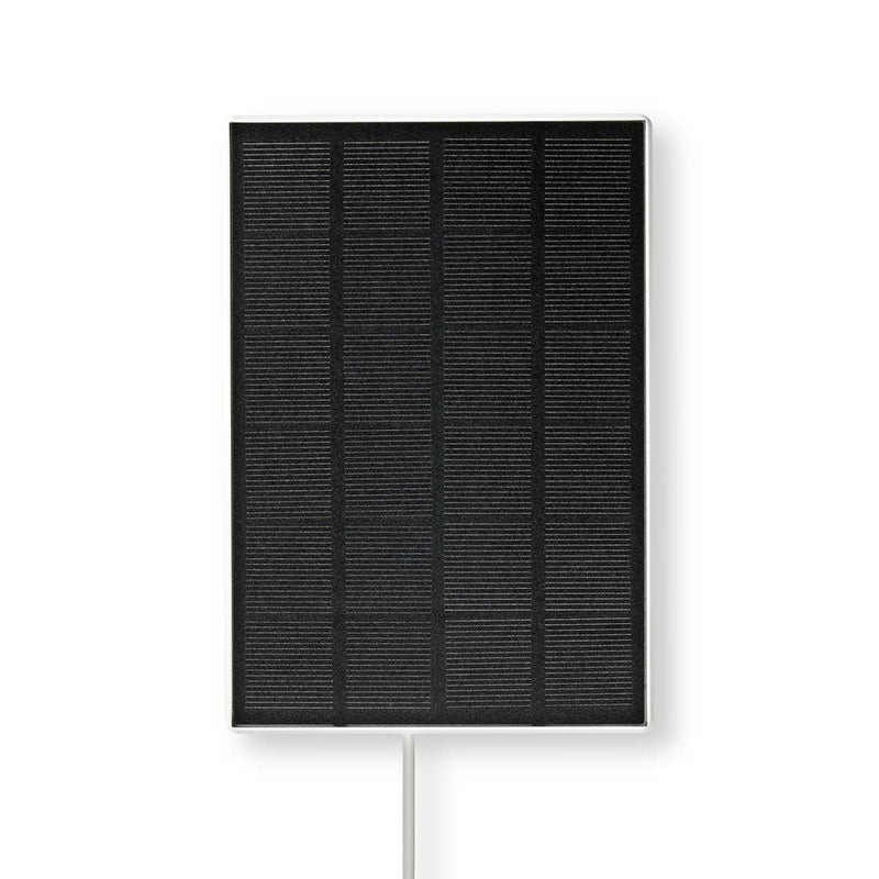 Nedis SOLCH10WT Zonnepaneel 4.5 V Dc 0.5 A Micro-usb Kabellengte: 3.00 M Accessoire Voor: Wificbo30