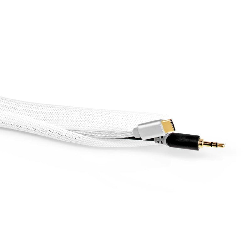 Nedis CMSL0015WT200 Kabelmanagement Sleeve 2.00 M 1 Stuks Maximale Kabeldikte: 15 Mm Nylon Wit