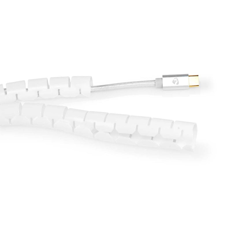 Nedis CMSW1316WT200 Kabelmanagement Sleeve 2.00 M 1 Stuks Maximale Kabeldikte: 16 Mm Pe Wit