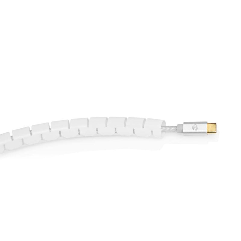 Nedis CMSW1316WT200 Kabelmanagement Sleeve 2.00 M 1 Stuks Maximale Kabeldikte: 16 Mm Pe Wit