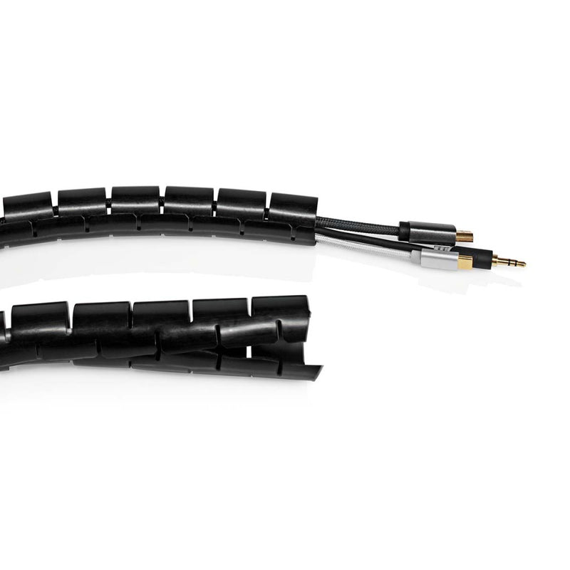 Nedis CMSW2832BK200 Kabelmanagement Sleeve 2.00 M 1 Stuks Maximale Kabeldikte: 32 Mm Pe Zwart