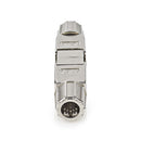 Nedis CCGP89020ME Netwerkkoppeling Cat7 Afgeschermd Rj45 Female Rj45 Female Recht Metaal Envelop