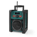 Nedis RDDB3100GN Bouwradio DAB+ FM 15W Bluetooth Wekker IP65  Groen/Zwart