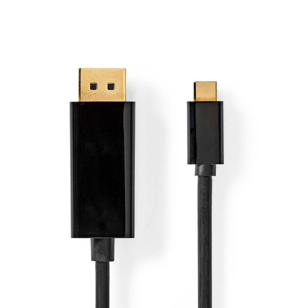 Nedis CCGB64352BK20 Usb-c&trade; Adapter Usb 3.2 Gen 1 Usb-c&trade; Male Displayport Male 4k@60hz 2