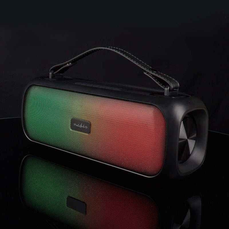 Nedis SPBB316BK Bluetooth® Party Boombox 4.5 Hrs 2 30 W Media Afspeelmogelijkheden: Aux / Usb Ipx5