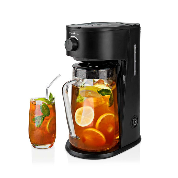 Nedis KAICM200FBK IJskoffie &amp; IJsthee Maker Filter Koffie 2.5 L 6 Kopjes Zwart