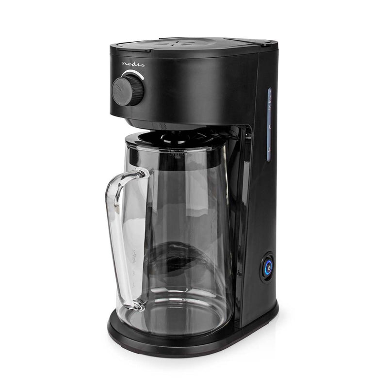 Nedis KAICM200FBK IJskoffie &amp; IJsthee Maker Filter Koffie 2.5 L 6 Kopjes Zwart