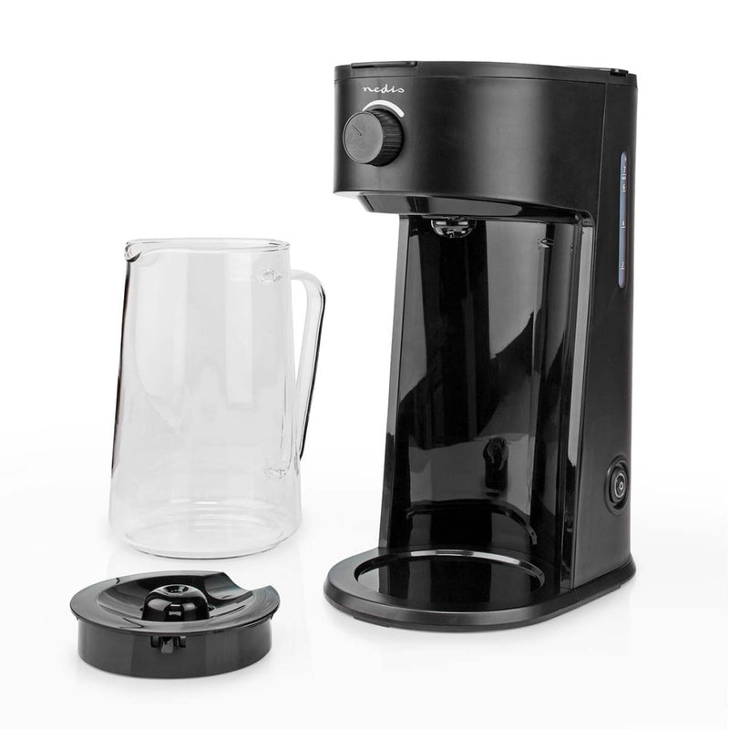 Nedis KAICM200FBK IJskoffie &amp; IJsthee Maker Filter Koffie 2.5 L 6 Kopjes Zwart