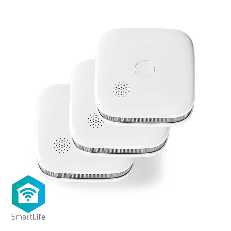 Nedis WIFIDS20WT3 Smartlife Rookmelder Wi-fi Batterij Gevoed Levenscyclus Sensor: 10 Jaar En 14604