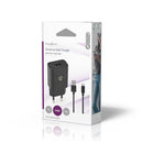 Nedis WCHAM105ABK Oplader 1.0 A Outputs: 1 Usb-a Micro-usb 1.00 M 5 W Single Voltage Output