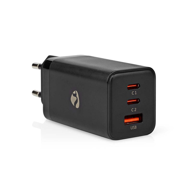 Nedis WCGPD65W100BK Oplader Snellaad Functie Pd3.0 18w / Pd3.0 20w / Pd3.0 27w / Pd3.0 36w / Pd3.0