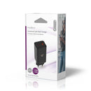 Nedis WCGPD65W100BK Oplader Snellaad Functie Pd3.0 18w / Pd3.0 20w / Pd3.0 27w / Pd3.0 36w / Pd3.0