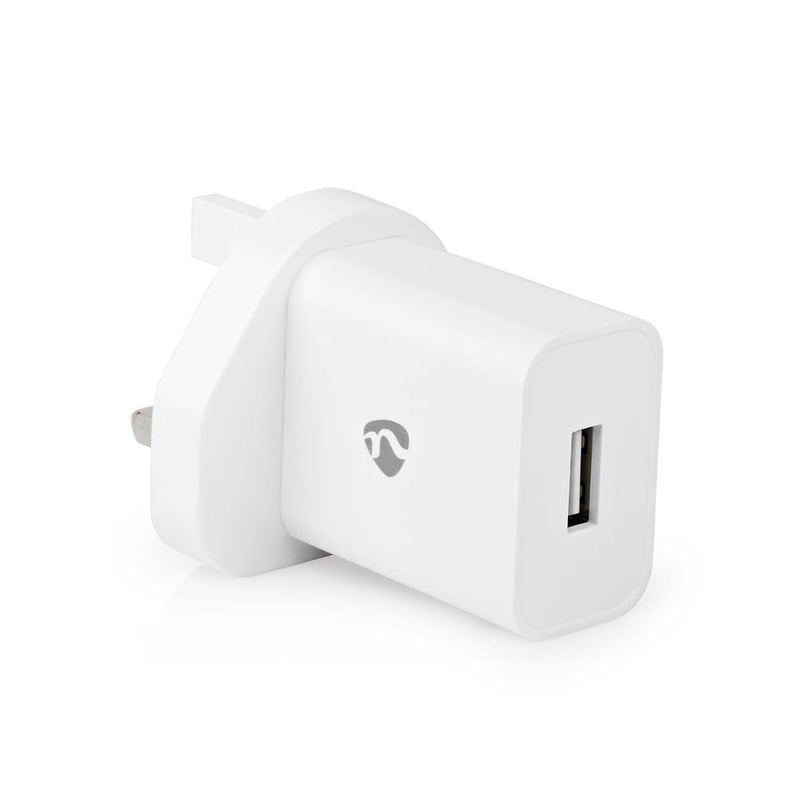 Nedis WCHAU242AWTUK Oplader 1x 2.4 A Outputs: 1 Usb-a 12 W Single Voltage Output