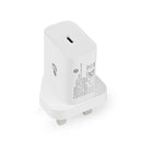Nedis WCPD20W102WTUK Oplader Pd3.0 20w 1.67 / 2.22 / 3.0 A Outputs: 1 Usb-c&trade; 20 W Automatisch