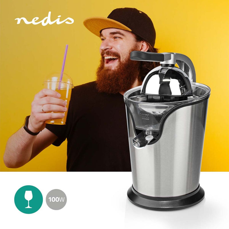 Nedis KAJC200SR Citruspers 100 W Aluminium / Zwart
