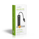 Nedis UHUBCU2340BK Usb-hub Usb-a Male Usb-a Female 3 Poort(en) Usb Gevoed Sd &amp; Microsd / 3x Usb