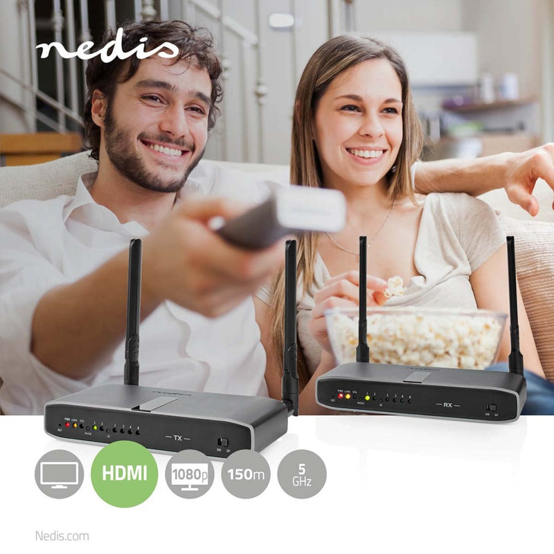 Nedis VTRA3470AT Draadloze Hdmi&trade;-zender Wi-fi 5.15 - 5.85 Mhz 100 M (gezichtsveld) Maximale R