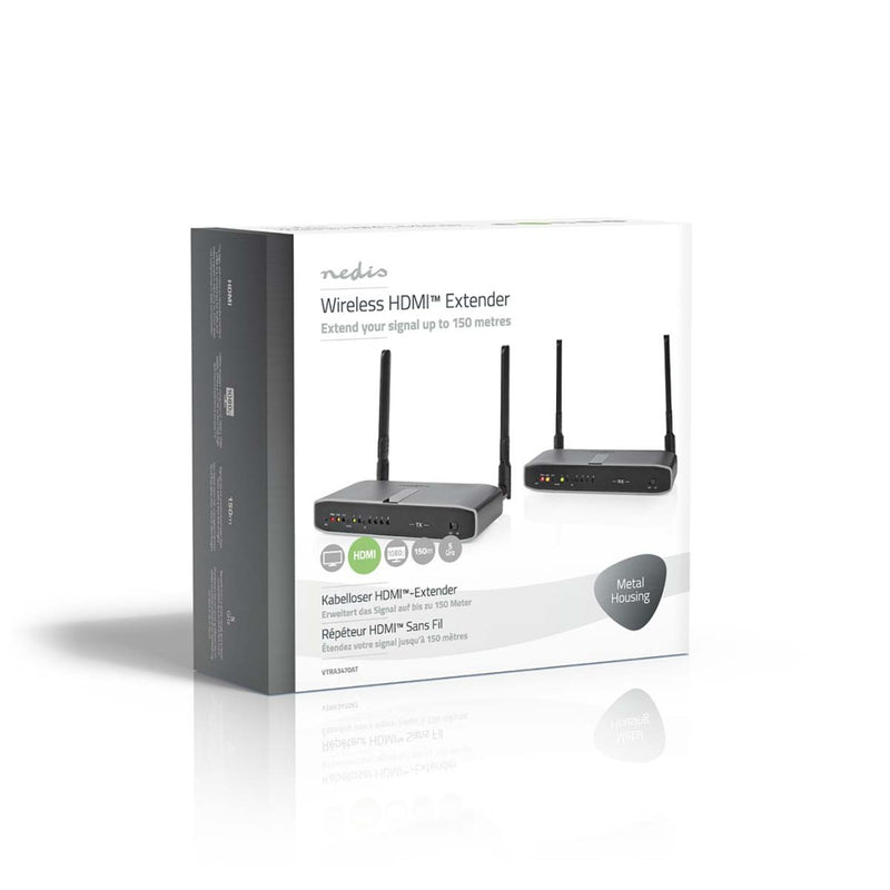 Nedis VTRA3470AT Draadloze Hdmi&trade;-zender Wi-fi 5.15 - 5.85 Mhz 100 M (gezichtsveld) Maximale R