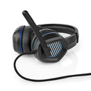 Nedis GHST410BK Gaming Headset Over-ear Surround Usb Type-a Inklapbare Microfoon 2.10 M Led