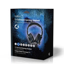 Nedis GHST410BK Gaming Headset Over-ear Surround Usb Type-a Inklapbare Microfoon 2.10 M Led