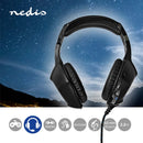 Nedis GHST250BK Gaming Headset Over-ear Stereo Usb Type-a / 2x 3.5 Mm Opvouwbare Microfoon 2.20 M L
