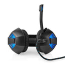 Nedis GHST250BK Gaming Headset Over-ear Stereo Usb Type-a / 2x 3.5 Mm Opvouwbare Microfoon 2.20 M L