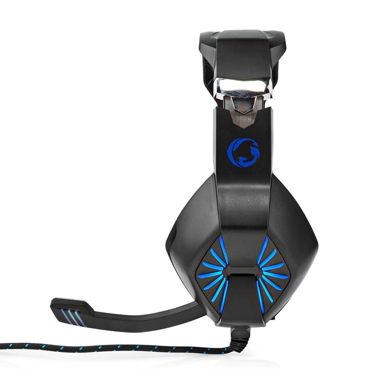 Nedis GHST250BK Gaming Headset Over-ear Stereo Usb Type-a / 2x 3.5 Mm Opvouwbare Microfoon 2.20 M L