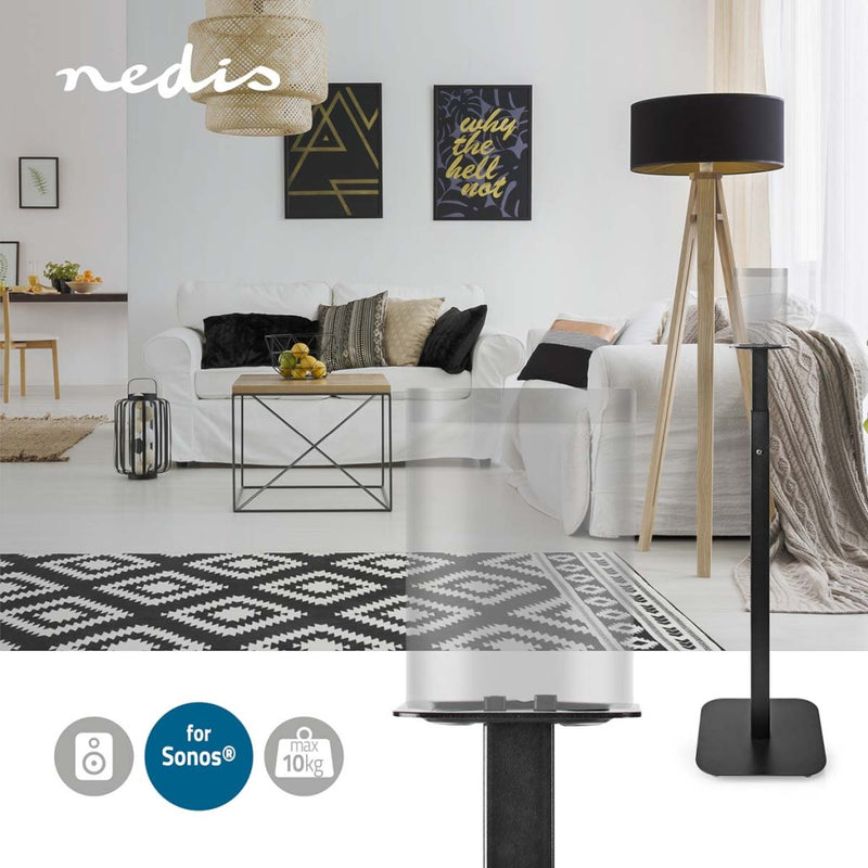 Nedis SPMT5760BK Speakerstandaard Sonos One Sl/One SL/Sonos Play:1 Zwart