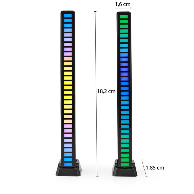 Nedis GALDP110BK Game Verlichting Led Batterij Gevoed Gebruikt Voor: Desktop / Notebook Zwart