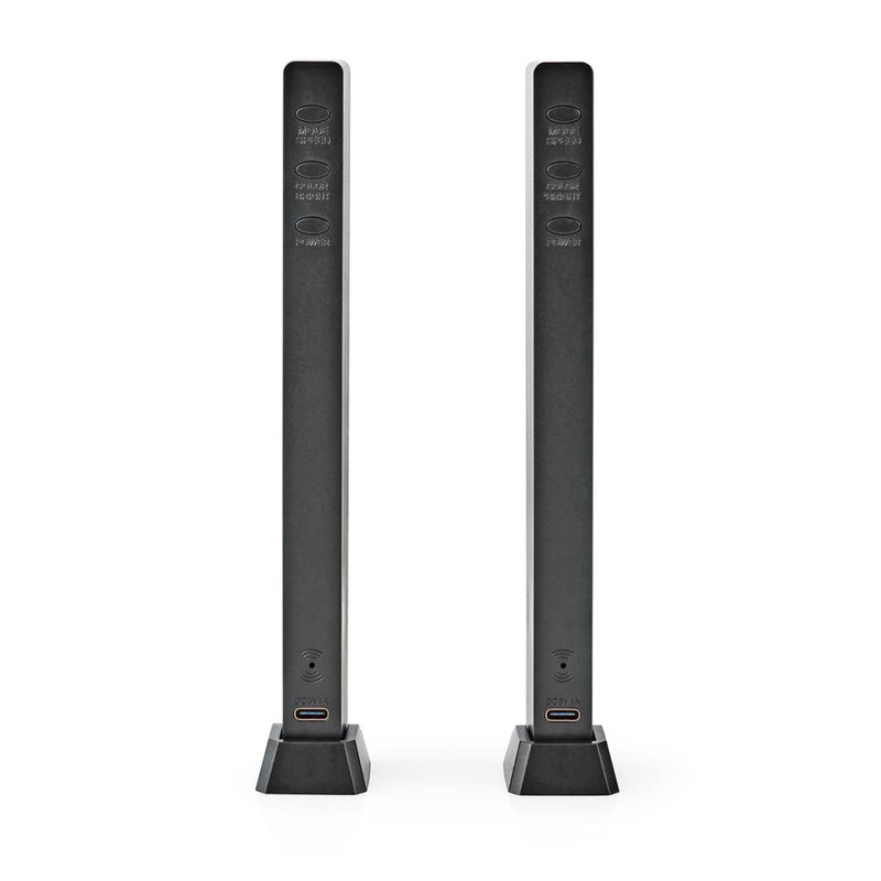 Nedis GALDP110BK Game Verlichting Led Batterij Gevoed Gebruikt Voor: Desktop / Notebook Zwart